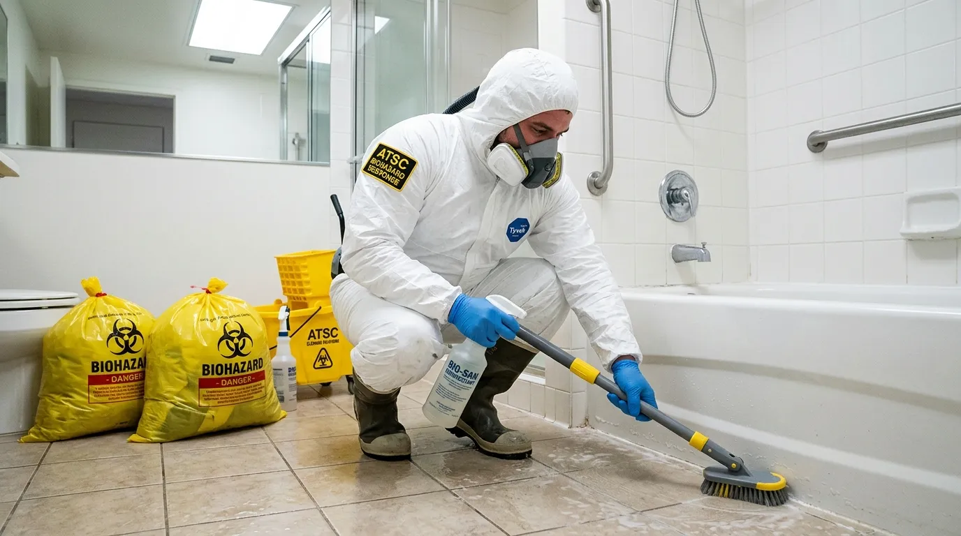 Decontamination equipment deployed for Blood Cleanup in New Franklin